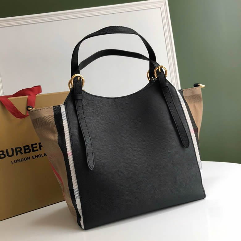 Burberry原單女包巴寶莉粒面皮革材質The Canter坎特手袋30291￥1480.00