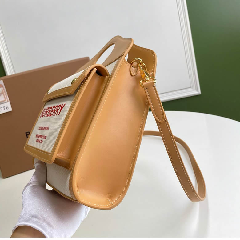 原單Burberry巴寶莉雙色帆佈裝飾Horseferry印花托特包多色￥1480.00的图片-高仿博柏利包包Burberry巴寶莉、高仿博柏利女包Burberry巴寶莉