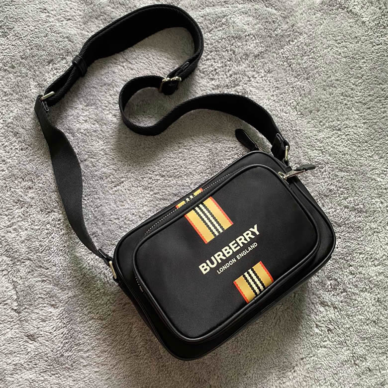 高仿Burberry男包巴寶莉進口客供尼龍面料黑色小牛皮飾邊相機包￥1480.00的图片-高仿博柏利包包Burberry巴寶莉、高仿博柏利男包Burberry巴寶莉