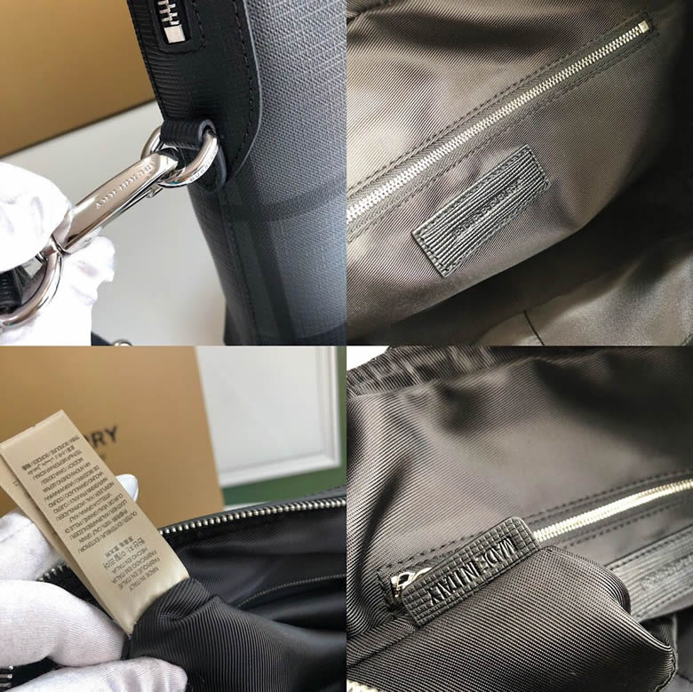 Burberry原版一比一巴寶莉煙熏格紋裁片男款公文包￥1480.00的图片-高仿博柏利包包Burberry巴寶莉、高仿博柏利男包Burberry巴寶莉