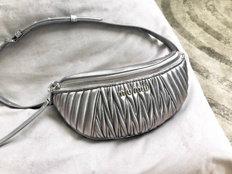 MIUMIU繆繆頂級進口Matelasse小羊皮材質新款腰包5BL010￥1480.00的图片-高仿繆繆包包MiuMiu