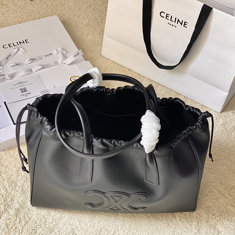 高仿CELINE賽琳CABAS TRIOMPHE抽繩托特包199973黑￥2580.00的图片-高仿賽琳包包CELINE