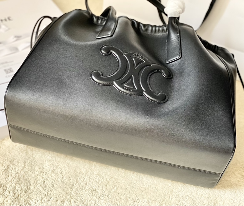 高仿CELINE賽琳CABAS TRIOMPHE抽繩托特包199973黑￥2580.00的图片-高仿賽琳包包CELINE