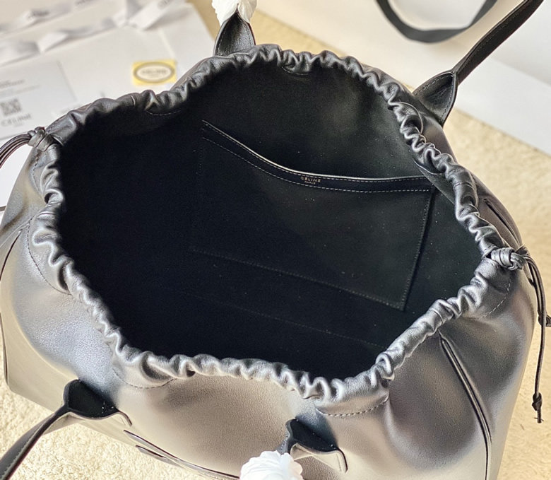 高仿CELINE賽琳CABAS TRIOMPHE抽繩托特包199973黑￥2580.00的图片-高仿賽琳包包CELINE