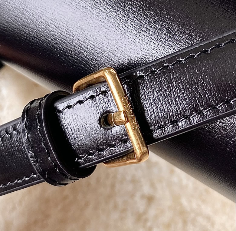 高仿CELINE賽琳進口BOX 小牛皮凱旋門肩背包3303黑￥1780.00的图片-高仿賽琳包包CELINE