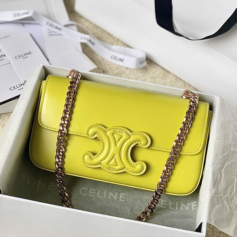 高仿CELINE 新款CUIR TRIOMPHE 凱旋門腋下包 199242黃¥1580.00的图片-高仿賽琳包包CELINE 高仿CELINE 新款CUIR TRIOMPHE 凱旋門腋下包 199242黃¥1580.00的图片-高仿賽琳包包CELINE