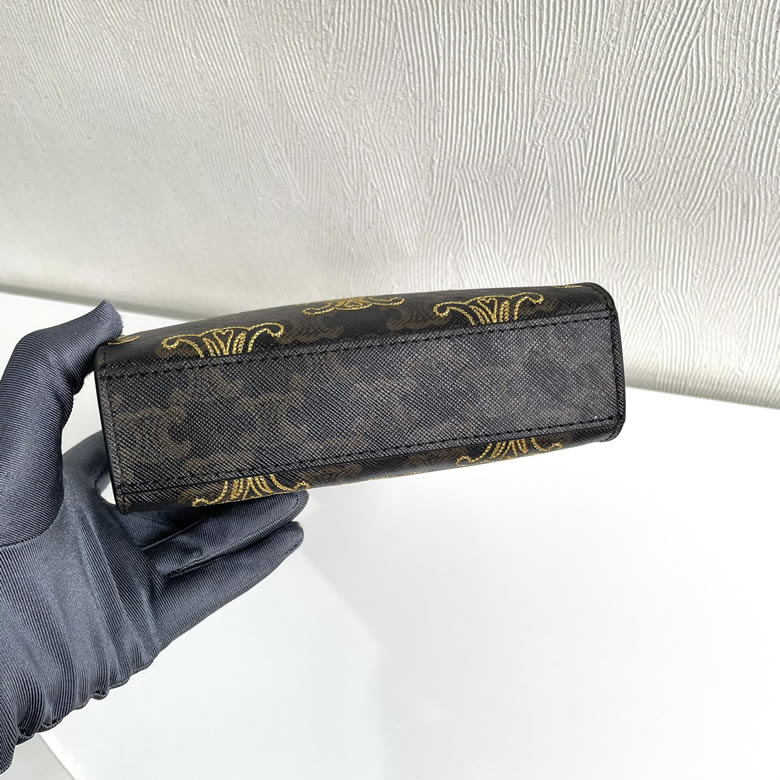 原單一比一高仿塞琳女包8010-1繡花CABAS TRIOMPHE￥980.00的图片-高仿賽琳包包CELINE