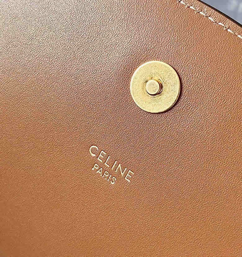 高仿CELINE TRIOMPHE CANVAS馬鞍郵差包 199106老花￥1580.00的图片-高仿賽琳包包CELINE