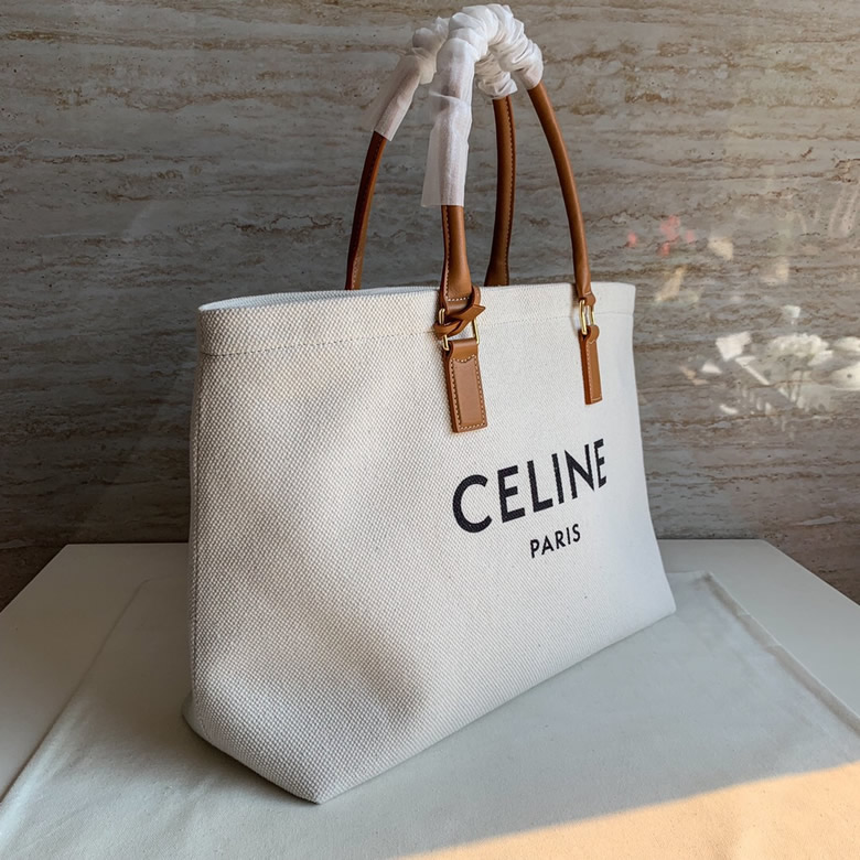 原單Celine/賽琳CABAS托特包帆佈購物袋沙灘包單肩手提包 190062￥1480.00的图片-高仿賽琳包包CELINE