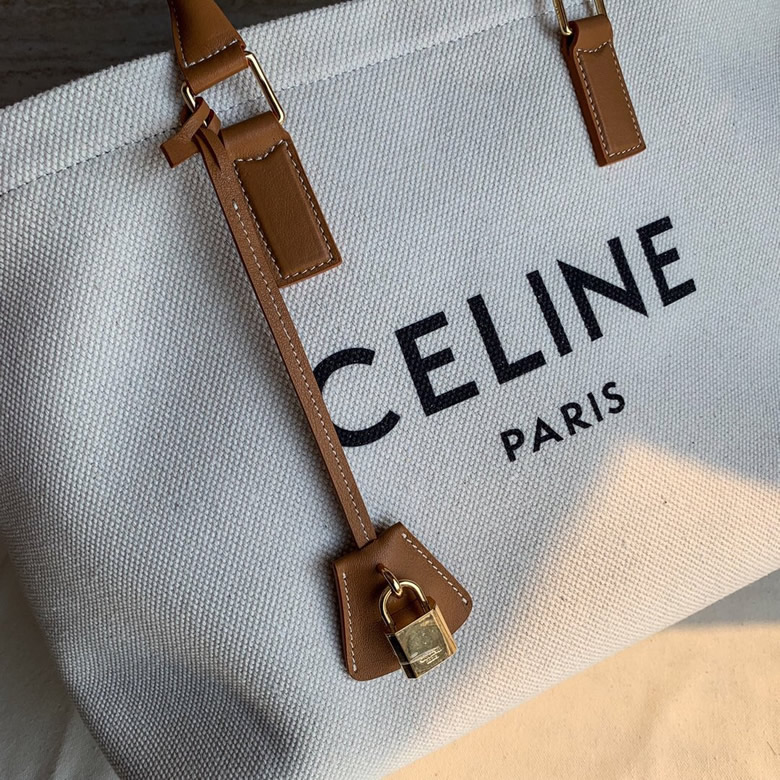 原單Celine/賽琳CABAS托特包帆佈購物袋沙灘包單肩手提包 190062￥1480.00的图片-高仿賽琳包包CELINE