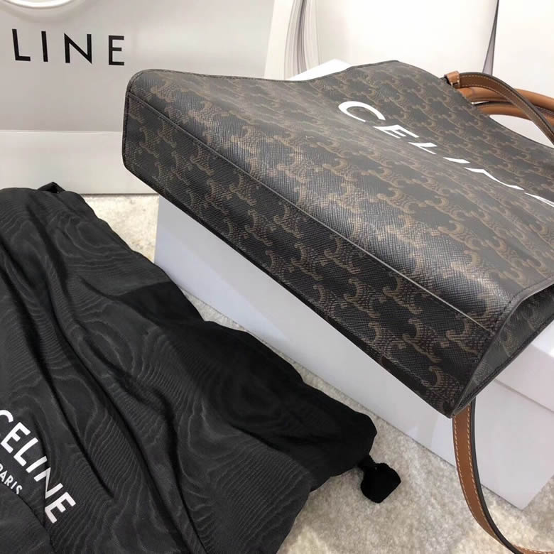 Celine/賽琳CABAS TRIOMPHE帆佈小號豎款手提購物袋 191542￥1480.00的图片-高仿賽琳包包CELINE