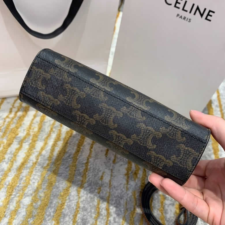 塞琳Celine CABAS迷妳標誌印花豎款手提包 194372BZK.04LU￥980.00的图片-高仿賽琳包包CELINE