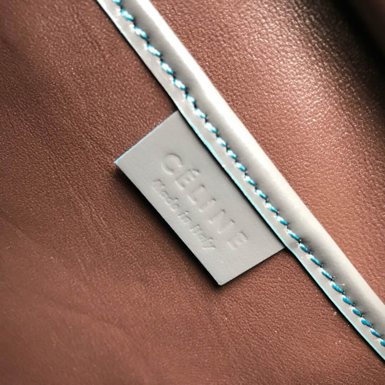 原單賽琳Celine LUGGAGE新色笑臉包手搓紋灰色20CM￥1880.00的图片-高仿賽琳包包CELINE