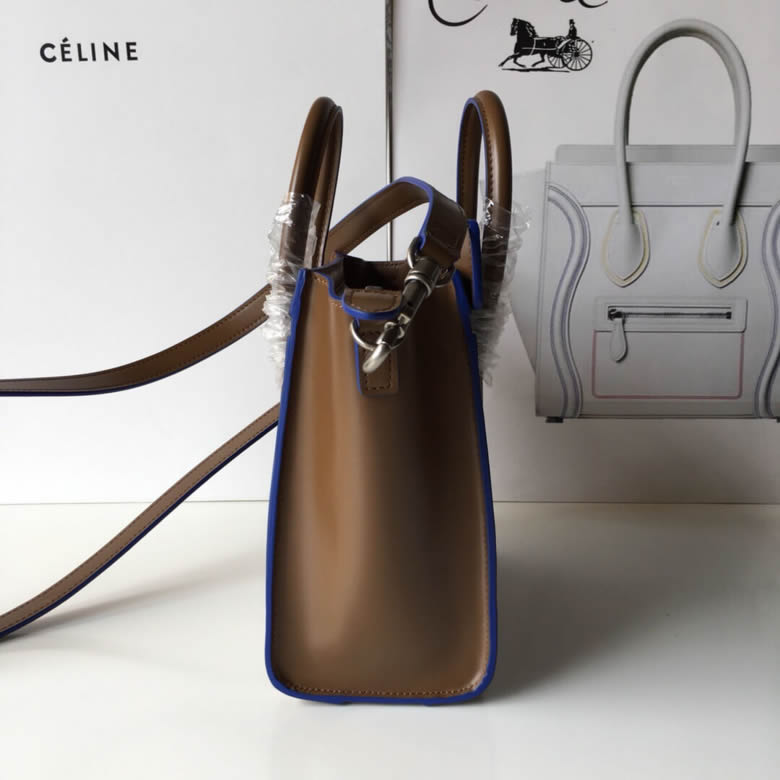 原單賽琳Celine LUGGAGE新色笑臉包手搓紋20CM￥1880.00的图片-高仿賽琳包包CELINE