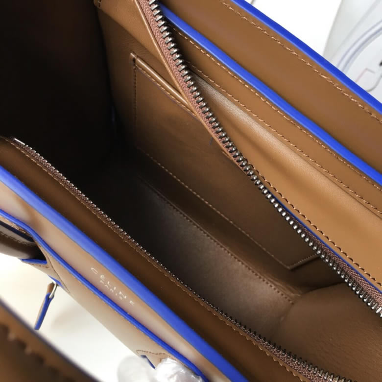 原單賽琳Celine LUGGAGE新色笑臉包手搓紋20CM￥1880.00的图片-高仿賽琳包包CELINE