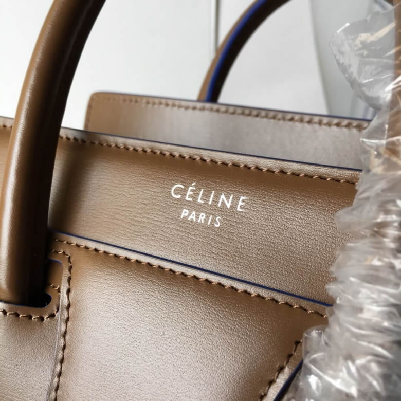 原單賽琳Celine LUGGAGE新色笑臉包手搓紋20CM￥1880.00的图片-高仿賽琳包包CELINE