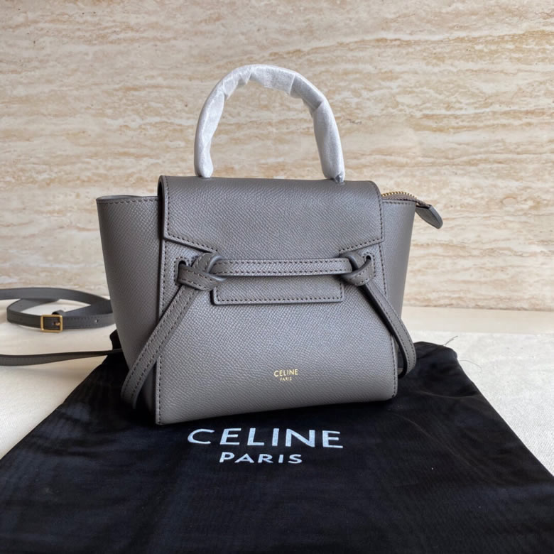 Celine/賽琳Belf PICO新色掌紋迷妳鯰魚包194263多色￥1880.00的图片-高仿賽琳包包CELINE
