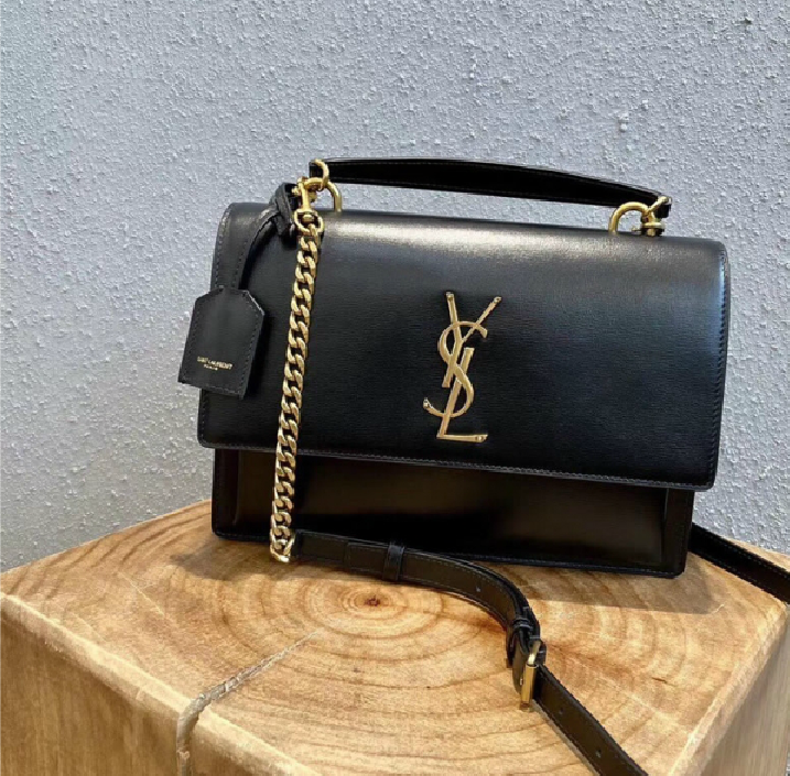 Ysl官方女包圖片聖羅蘭特制牛皮壓立體牙簽紋理634723黑紅粉￥1980.00的图片-高仿聖羅蘭包包ysl