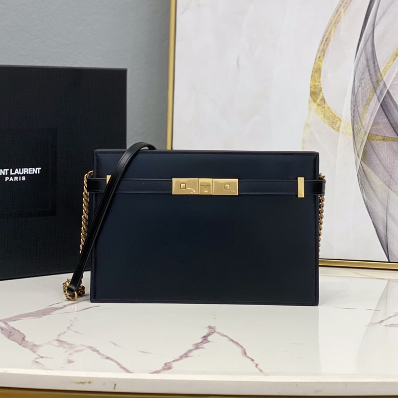原單ysl全新MANHATTAN BOX聖羅蘭皮革手拿包6364780黑色￥1980.00的图片-高仿聖羅蘭包包ysl