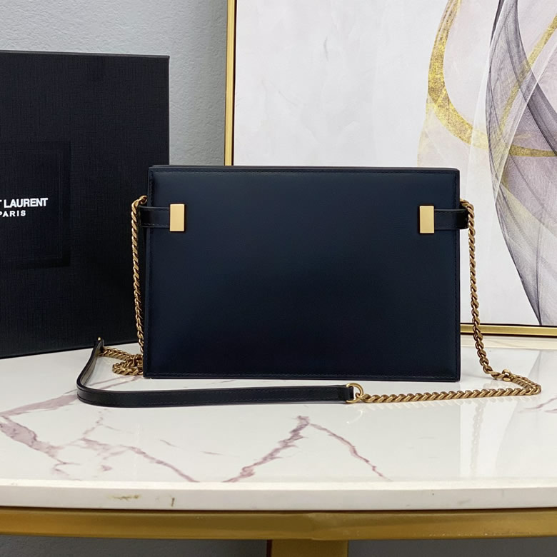 原單ysl全新MANHATTAN BOX聖羅蘭皮革手拿包6364780黑色￥1980.00的图片-高仿聖羅蘭包包ysl