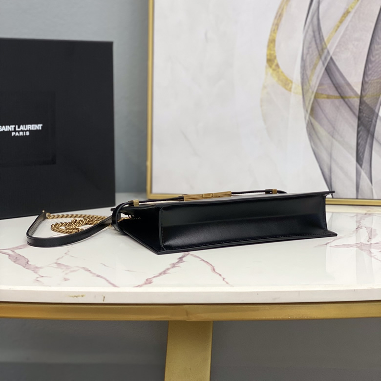 原單ysl全新MANHATTAN BOX聖羅蘭皮革手拿包6364780黑色￥1980.00的图片-高仿聖羅蘭包包ysl