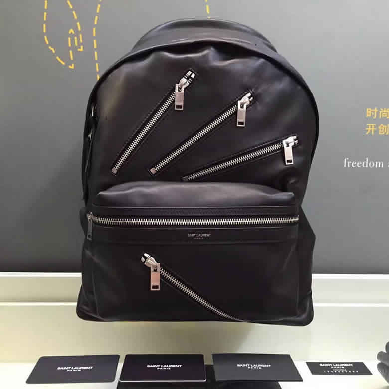 原單聖羅蘭Saintlaurent DELAVE拉鏈背包尾貨女￥1980.00的图片-高仿聖羅蘭包包ysl