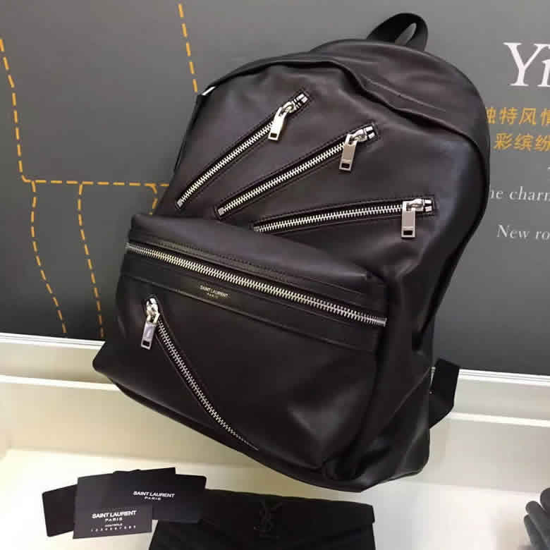 原單聖羅蘭Saintlaurent DELAVE拉鏈背包尾貨女￥1980.00的图片-高仿聖羅蘭包包ysl