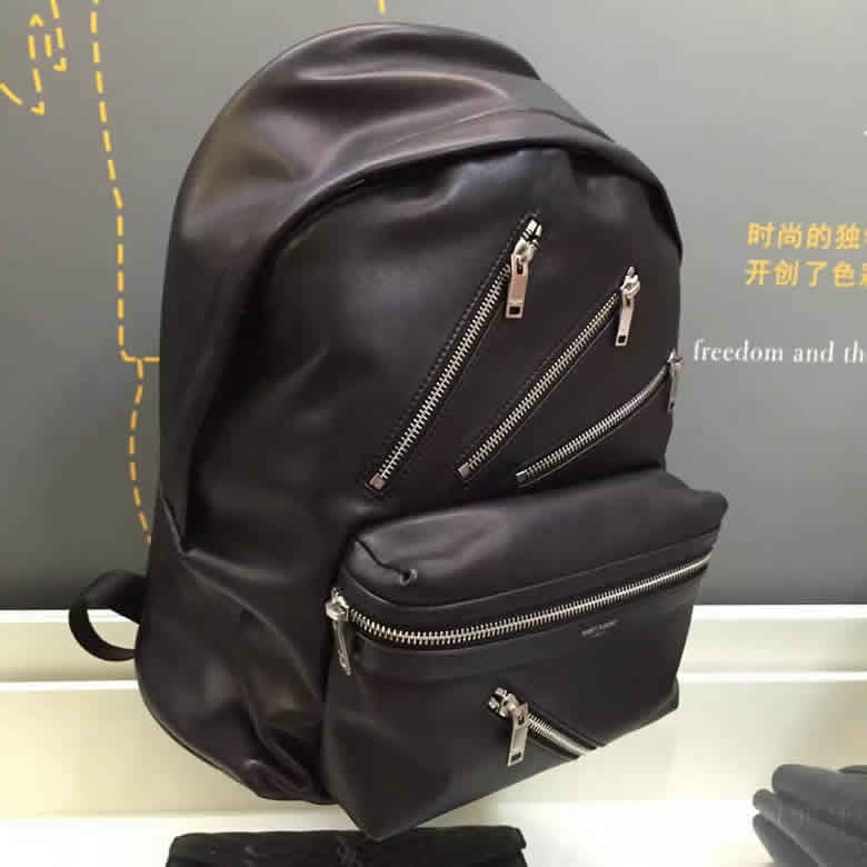 原單聖羅蘭Saintlaurent DELAVE拉鏈背包尾貨女￥1980.00的图片-高仿聖羅蘭包包ysl