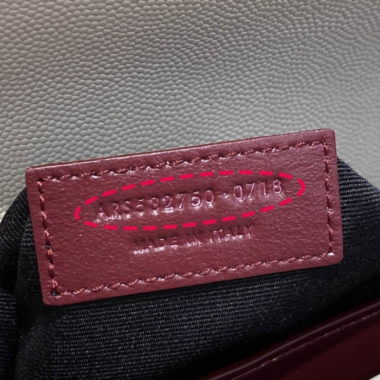 YSL/聖羅蘭CASSANDRA字母標誌粒面壓花真皮CLASP包 532750白色 ￥1980.00的图片-高仿聖羅蘭包包ysl