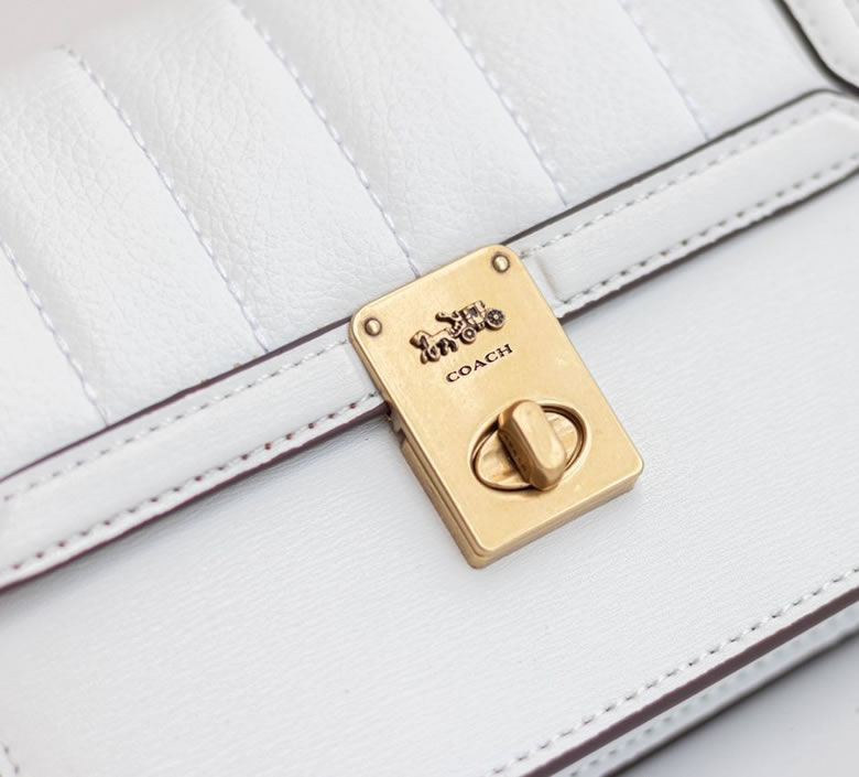 原單寇馳品牌寇馳coach女包永恆經典的Hutton成為現代的標誌白色￥1580.00的图片-高仿蔻馳包包coach