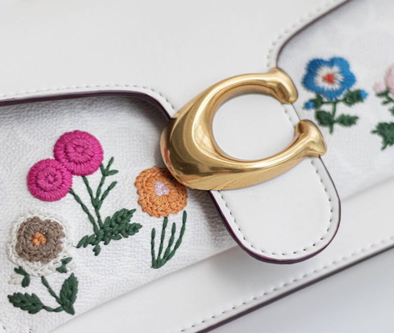 原單寇馳女包寇馳復古風格coach女包627白色￥1680.00的图片-高仿蔻馳包包coach