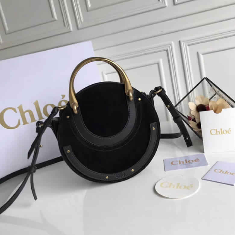 克洛伊chloe亮面山羊皮光滑小牛皮和麂皮小號Pixie手袋￥1480.00的图片-高仿蔻依包包Chloe