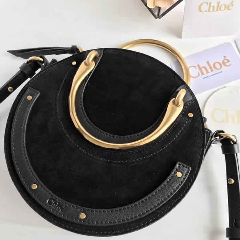 克洛伊chloe亮面山羊皮光滑小牛皮和麂皮小號Pixie手袋￥1480.00的图片-高仿蔻依包包Chloe