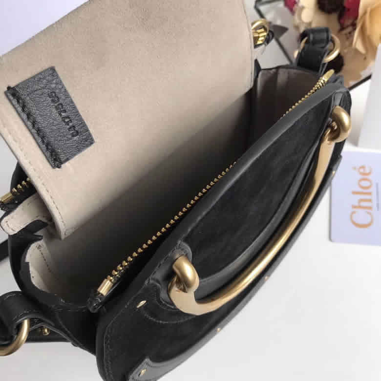 克洛伊chloe亮面山羊皮光滑小牛皮和麂皮小號Pixie手袋￥1480.00的图片-高仿蔻依包包Chloe