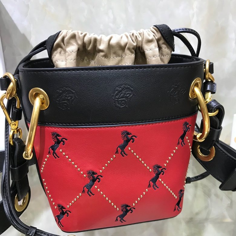 Chloe/克洛伊迷妳Roy繡馬水桶包 S1128多色￥1680.00的图片-高仿蔻依包包Chloe