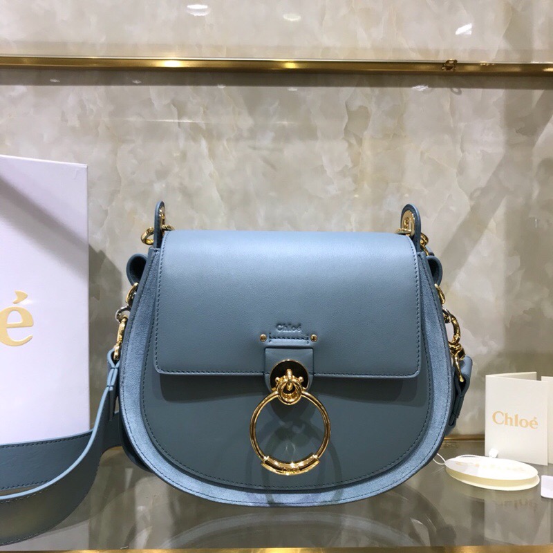 克洛伊Chloe官網新款包包Tess手袋 S1152藍色￥1680.00的图片-高仿蔻依包包Chloe