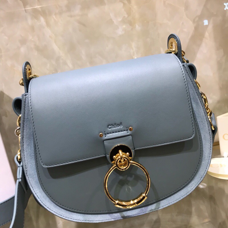 克洛伊Chloe官網新款包包Tess手袋 S1152藍色￥1680.00的图片-高仿蔻依包包Chloe