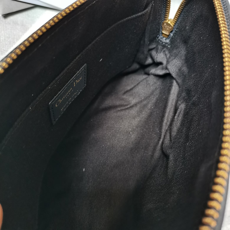 高仿dior化妝包藍色Oblique印花￥980.00的图片-高仿迪奧包包DIOR、高仿迪奧女包DIOR