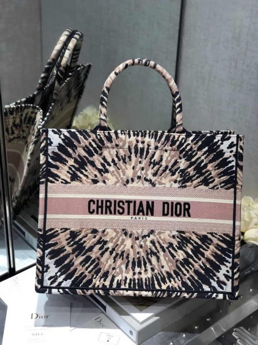 原單迪奧女包Dior Book Tote刺繡萬花筒圖案手提包購物袋 M1286ZJAI_M884￥1480.00