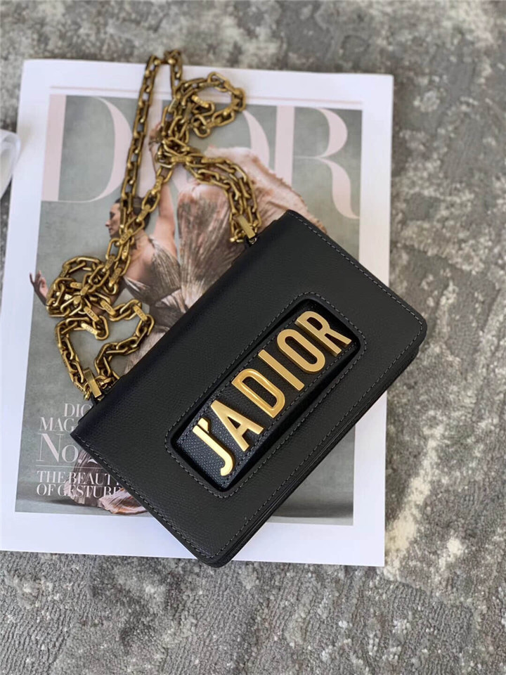 原單Dior/迪奧鏈條單肩包JADIOR迷妳掌紋鏈條包黑色￥1280.00的图片-高仿迪奧包包DIOR、高仿迪奧女包DIOR