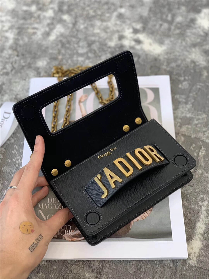原單Dior/迪奧鏈條單肩包JADIOR迷妳掌紋鏈條包黑色￥1280.00的图片-高仿迪奧包包DIOR、高仿迪奧女包DIOR