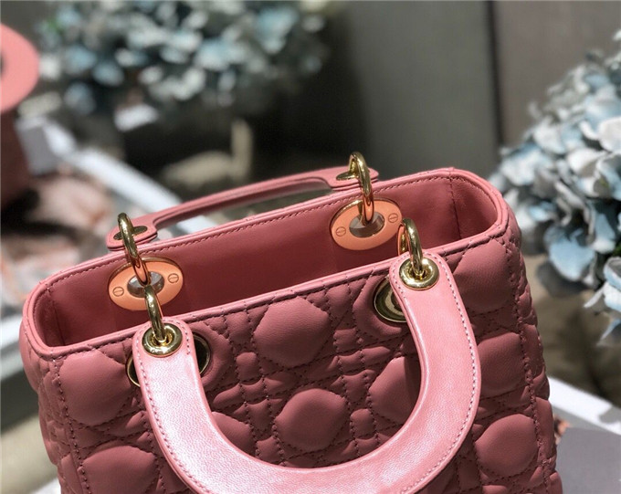 原單Dior戴妃包仿迪奧女士手提包小羊皮斜跨包新款4格徽章戴妃包糖果粉￥1680.00的图片-高仿迪奧包包DIOR、高仿迪奧女包DIOR