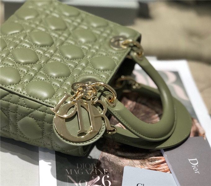 原單Dior戴妃包仿迪奧女士手提小包斜跨包新款4格徽章戴妃包抹茶綠￥1680.00的图片-高仿迪奧包包DIOR、高仿迪奧女包DIOR