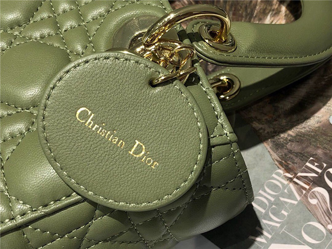 原單Dior戴妃包仿迪奧女士手提小包斜跨包新款4格徽章戴妃包抹茶綠￥1680.00的图片-高仿迪奧包包DIOR、高仿迪奧女包DIOR