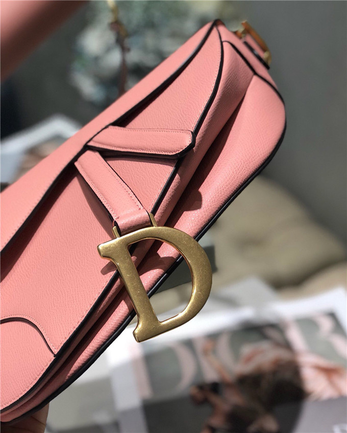 原單Dior馬鞍包仿迪奧女包2019新款糖果粉Saddle Bag大號馬鞍包￥1580.00的图片-高仿迪奧包包DIOR、高仿迪奧女包DIOR