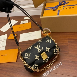 Lv路易威登Favorite手袋女士黑色小牛皮斜挎單肩包 M45859￥1280.00