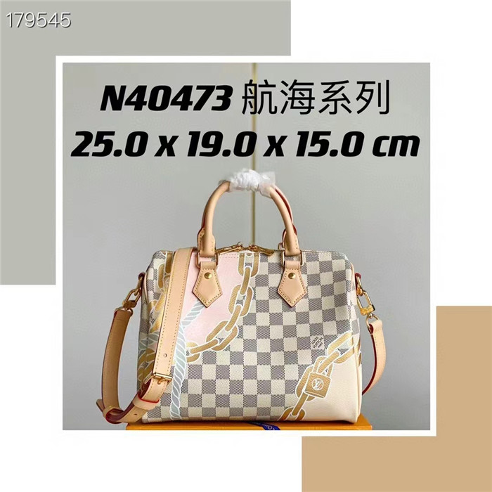 LV原單N40473白格絲印航海繫列枕頭包￥1480.00的图片-高仿LV包包、高仿lv女包