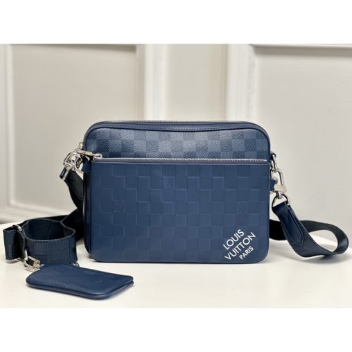 LV公文包棋盤格Dandy中號公文包 N40438藍色￥1480.00