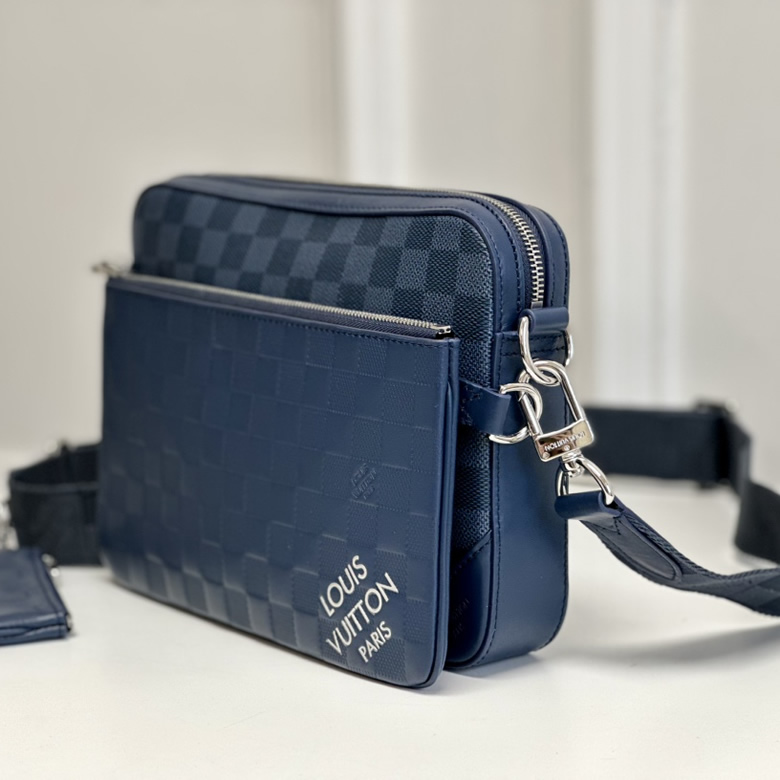 LV公文包棋盤格Dandy中號公文包 N40438藍色¥1480.00的图片-高仿LV包包、高仿lv男包 LV公文包棋盤格Dandy中號公文包 N40438藍色¥1480.00的图片-高仿LV包包、高仿lv男包