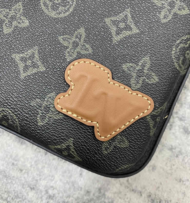 LV路易威登23年春夏男士單肩包TRIO郵差包 M46340￥1480.00的图片-高仿LV包包、高仿lv男包